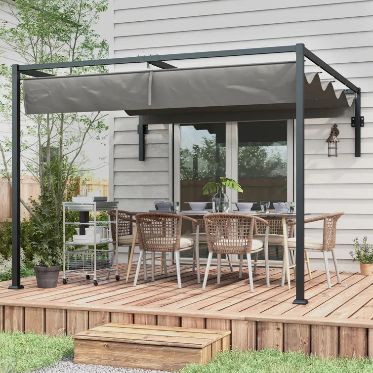 SE 2.97m x 3.97m Steel Pergola