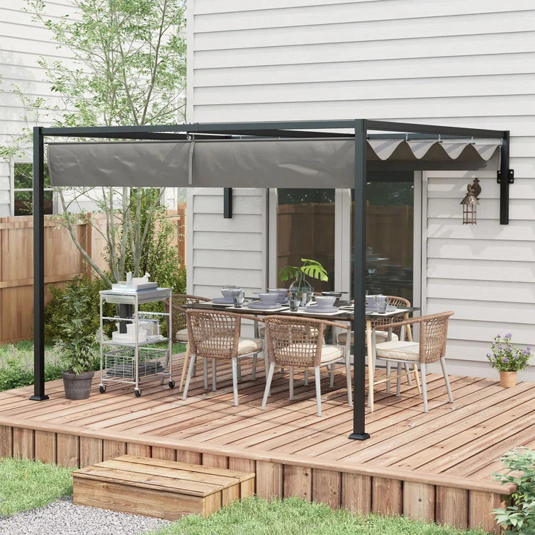 SE 2.97m x 3.97m Steel Pergola