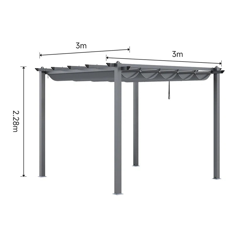 metal pergola 3m*3m