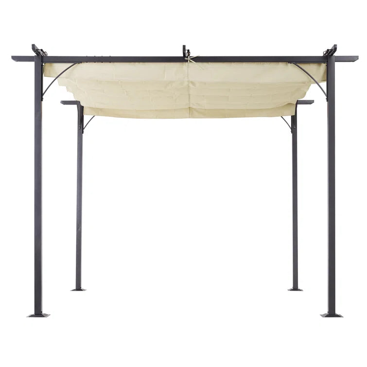 pergola frame with canopy design